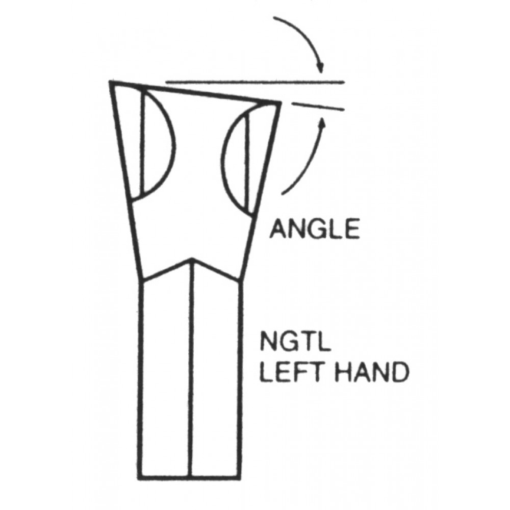 Aloris Tool GTL-2-A6 GT Style Wedge-Grip Carbide Cut-Off Insert